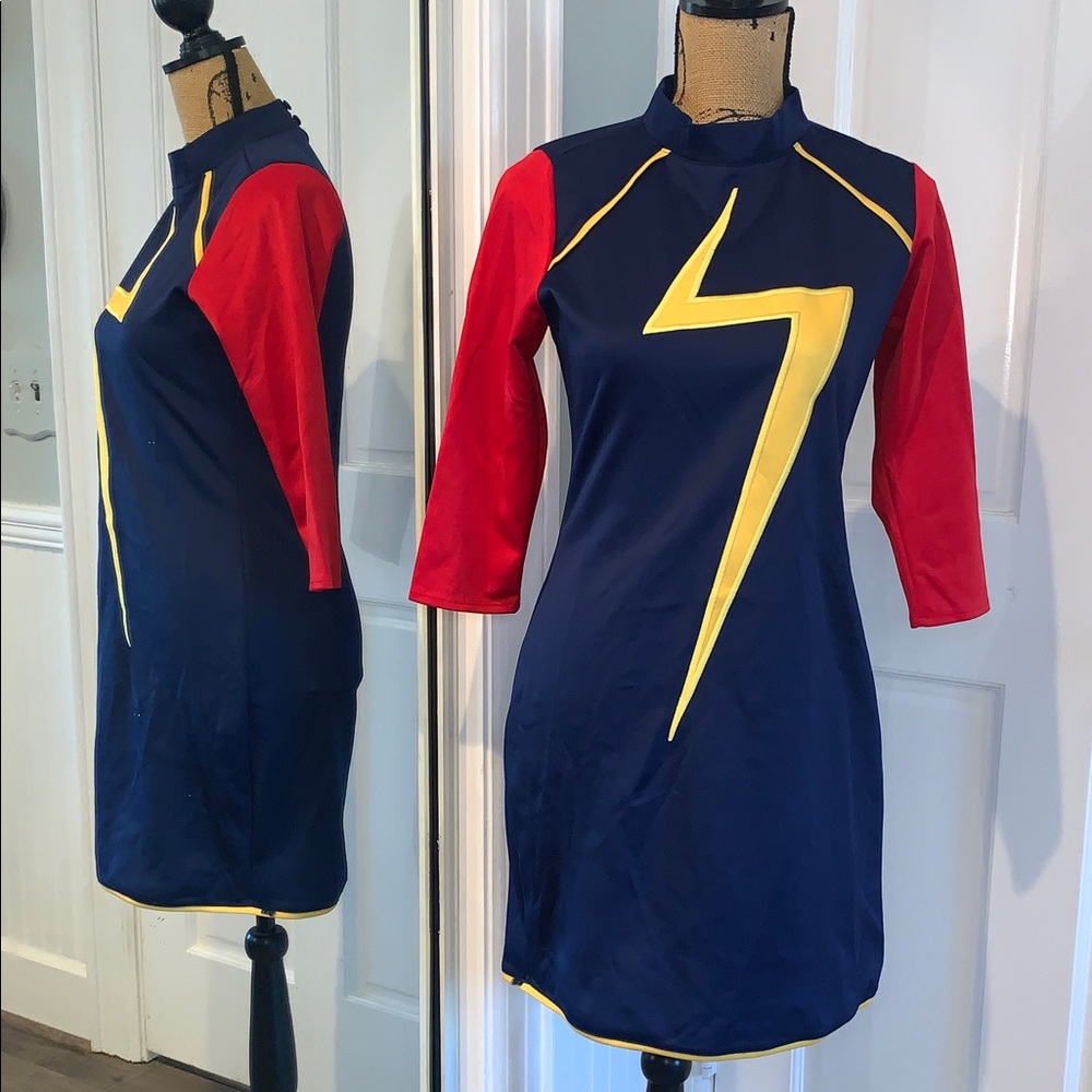 Marvel Ms. Marvel Dress Her Universe Super Hero Cosplay Costume